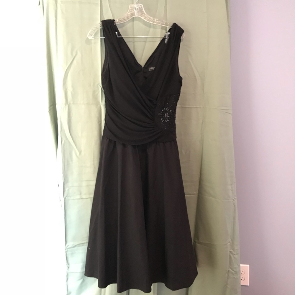 Black cocktail dress